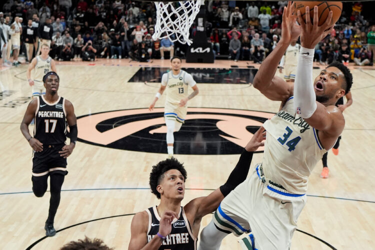 Bucks nip Atlanta to snap a 3-game skid